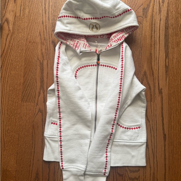 LULULEMON Canada Olympic Scuba Hoodie Size 6 - Picture 2 of 5